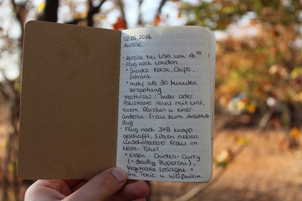 Lisas Reisenotizen #01